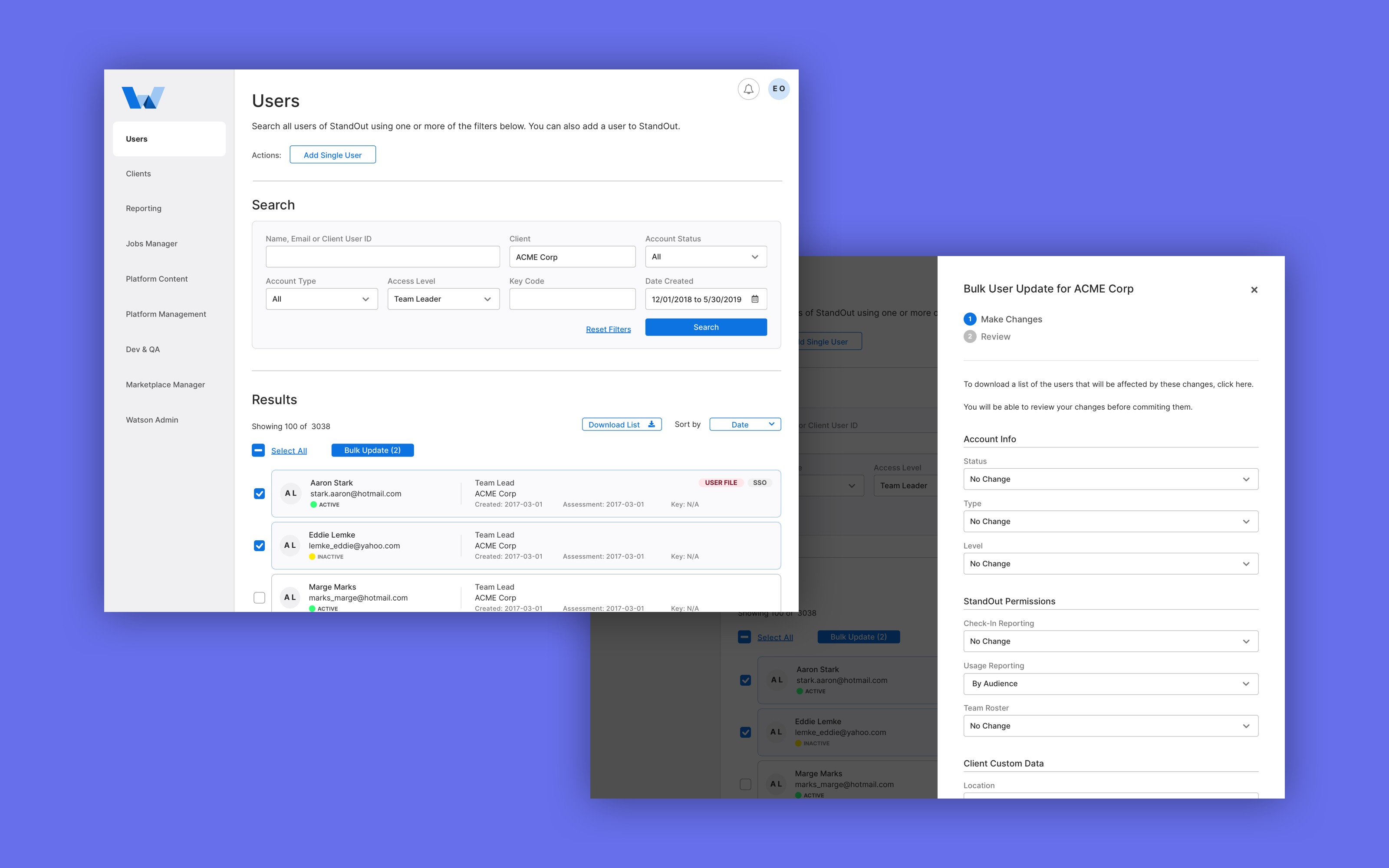 Designing a less scary admin tool